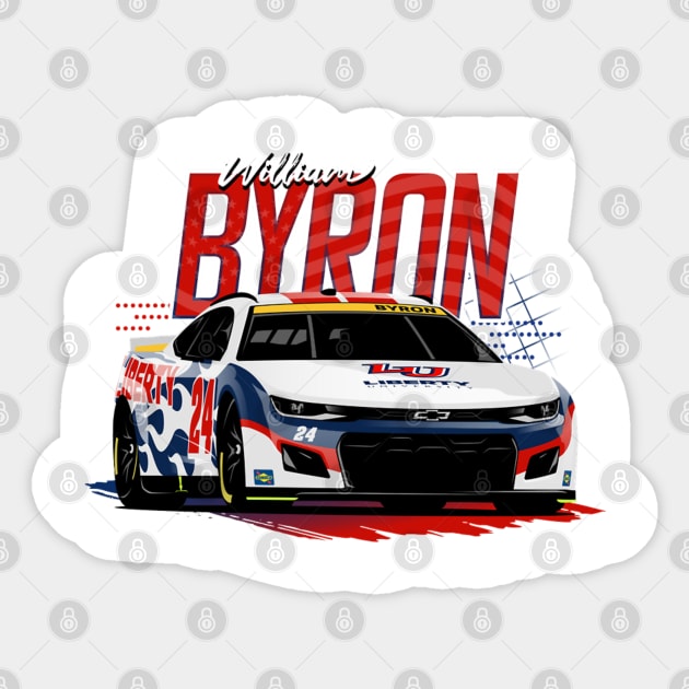 William Byron Playoffs Sticker by stevenmsparks